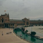 plaza de spania in sevilla spain
